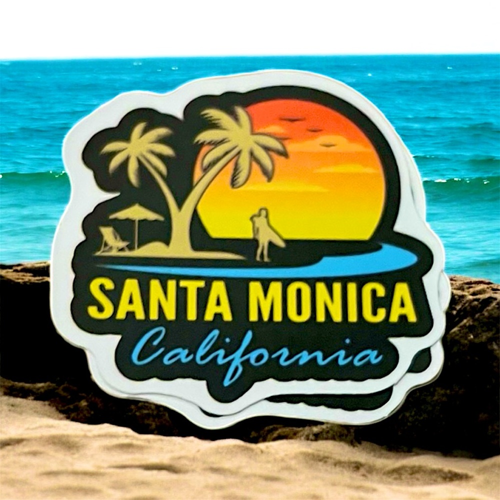 California Matte Finish PVC Removable Waterproof Decor Accent sticker